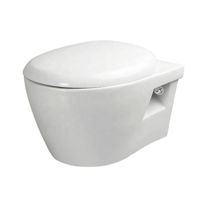 Inodoro de cerámica para colgar en la pared, asiento de inodoro, artículos sanitarios de porcelana, producto de baño, montaje en pared, armario de agua, Asiento de baño - Product Image 5