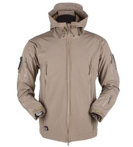 Chaqueta de invierno estilo táctico chaqueta de concha suave desgaste duradero para hombres 2026 - Product Image 2