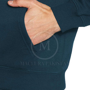 Premium Winter Cotton Blended Fleece Hoodie <b>for</b> <b>Men</b> with Printed Embroidery Logo Breathable Classic <b>Pullover</b> Design - Product Image 6