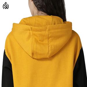 เสื้อสเวตเตอร์แบบสวมหัวมีฮู้ดสำหรับผู้หญิงเสื้อออกกำลังกายแบบลำลองสีพื้นสไตล์สตรีท - Product Image 6