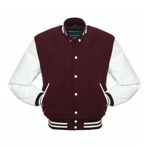 Chaquetas de Moda Urbana para Hombre al por Mayor, Chaqueta Universitaria con Letras de Béisbol y Logotipo Personalizado, Chaquetas de Talla Grande para Hombre - Product Image 2