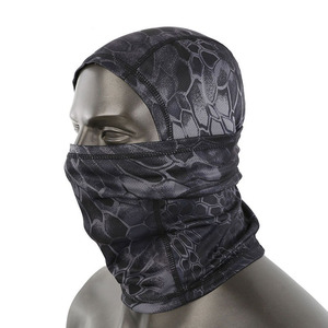 Sew Sports CI-BC-003 Cagoule personnalisée à motif camouflage coloré, masque intégral respirant et imperméable en polyester et coton, unisexe - Product Image 3