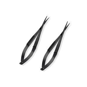 Ciseaux à cils personnalisés en acier inoxydable avec poignée antidérapante pour une coupe précise et un fonctionnement fluide pour les soins du visage - Product Image 1