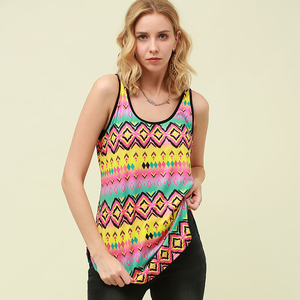 Camiseta sin mangas de talla grande para mujer, superventas personalizada, camiseta sin mangas con cuello redondo de color sólido para mujer - Product Image 4