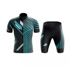 Pro Summer Men's Cycling Jersey Set Quick Dry MTB Bike Ropa Manga corta Ropa de bicicleta Camisas OEM Nombre del equipo - Product Image 4