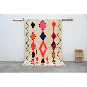 Alfombras marroquíes hechas a mano de lana, auténticas alfombras bereberes, lana natural, artesanía, personalizables en tamaño y colores, alta calidad - Product Image 1