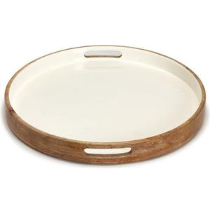 Bandeja de madera MDF de tamaño personalizado de calidad superior Bandeja de servicio de diseño elegante moderno hecha a mano Suministros de mesa sostenibles ecológicos - Product Image 1