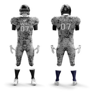 Short en jersey brodé de vêtements de football américain pour hommes sur mesure Séchage rapide 100% polyester Caractéristique respirante - Product Image 4