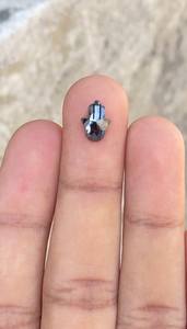 Diamant RARE 2,17 Ct, taille Hamza, couleur noire, pierre naturelle non montée, provenance Inde, pour la fabrication de bijoux, conceptions de bijoux personnalisées - Product Image 6