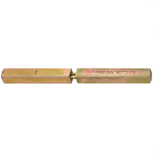 Pasador de pánico sólido FSB 05 0125 de 9 x 132 mm, pasador de resorte de acero sin cabeza con ranura cuadrada, seguridad efectiva con anillos ranurados - Product Image 3