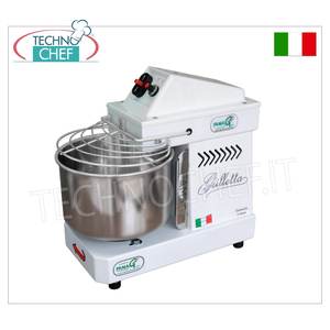 Mélangeur spirale Famag GRILLETTA 5 kg (bassin de 7 L) – Nouveauté pour pâtes très hydratées – 455 x 255 x 430 H – Pour usage domestique, idéal pour la farine de blé - Product Image 1