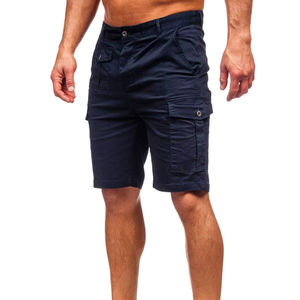 Pantalones Cortos Casuales Sólidos de Alta Calidad para Hombre, Diseño Personalizado, Poliéster/Algodón, Secado Rápido, Transpirables, Servicio OEM, Venta al por Mayor - Product Image 6