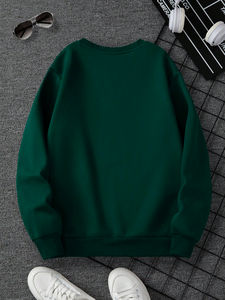 Sweatshirts à enfiler personnalisés de haute qualité pour hommes Sweatshirts Colorblock pour hommes avec logo imprimé en gros pour la saison d'hiver - Product Image 2