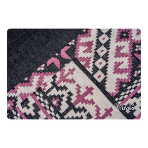 Durable Eco-Friendly PET Yarn Rug Handwoven Inkari Flatweave Carpet for Living Room and Bedroom Durable Plush Floor <b>Mat</b> - Product Image 5