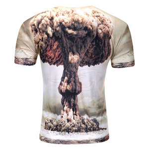 ขนาดบวกแห้งเร็ว 2024 เสื้อยืดระเหิดผู้ชายแขนสั้นผ้าฝ้ายธรรมดาทนทานเสื้อยืดสําหรับผู้ใหญ่ - Product Image 1