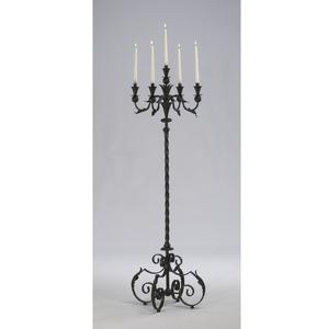 Vintage Iron <b>Candelabra</b> <b>Black</b> Finish Eco-Friendly for Wedding Christmas Easter Home Decor Living Room Interior - Product Image 6