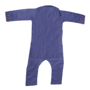 <b>Boys</b> Embroidered <b>Kurta</b> Shalwar Suit - Navy Blue - Product Image 4
