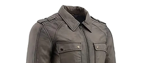 2024 veste en cuir pour hommes ou manteau coupe ajustée en cuir naturel de style moto d'hiver vestes en cuir personnalisées - Product Image 6