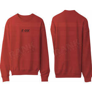 Sweat-shirt pour homme en coton mélangé, nouveau design, col rond, idéal pour les tenues décontractées de rue, sweat-shirt pour homme - Product Image 6