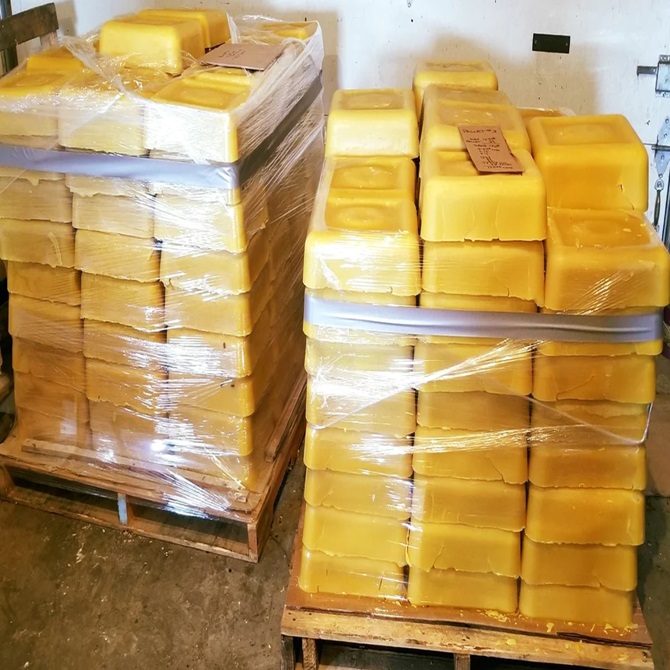 Cera de abelha 100% pura Austrália Orgânica Blocos 100g-1000kg Cera de abelhas locais para fazer velas