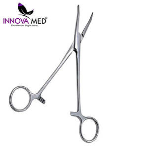 INNOVAMED INSTRUMENTS Pinzas Hemostáticas Curvas de Acero Inoxidable de 12 cm de Calidad Superior, Instrumentos Quirúrgicos con Certificación CE - Product Image 4