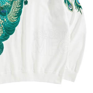 Fabriqué dans le meilleur matériel broderie Hoodies Top qualité hommes broderie Hoodies pour la vente en ligne - Product Image 5