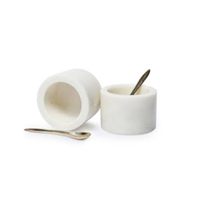 Marble Salt and Suger Shaped Bowl Design Handmade <b>Carving</b> Multipurpose Bowl and Handmade Use With <b>Sale</b> - Product Image 5