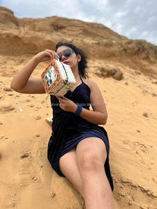 Nouveau fait à la main Western élégant outillé métallique cheveux sur cuir de vachette boîte à bijoux mignon voyage bijoux essentiel minimal stockage - Product Image 4