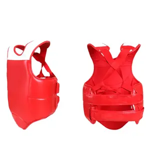 Parana logotipo personalizado MMA Kick Boxing Taekwondo cuero de entrenamiento/cuero sintético Protector de cuerpo protector de pecho protector de vientre boxeo - Product Image 6