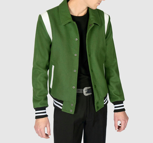 เสื้อแจ็กเก็ตความหลากหลายของตัวอักษรสำหรับผู้ชายเสื้อแจ็กเก็ตความหลากหลายแบบสั่งทำโลโก้ขนาดใหญ่พิเศษ - Product Image 4