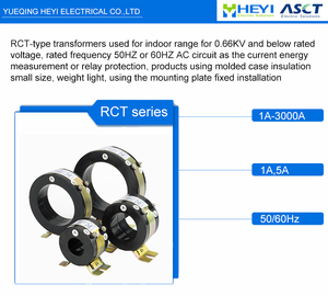 Heyi RCT-90 Trong Nhà Sử Dụng Hiệu Ứng <span class=keywords><strong>Hall</strong></span> Hiện Tại Cảm Biến CE Rohs Chứng Nhận 2000/5A Bảo Vệ Hình Xuyến Hiện Tại Biến Áp - Product Image 3