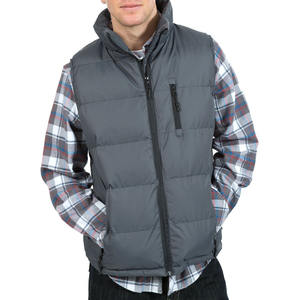 Gilet bouffant isolé léger bonne qualité nouvelle expédition mode hiver veste sans manches noir matelassé vers le bas imperméable - Product Image 5