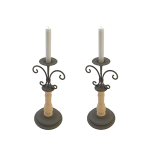 Bougeoir fabriqué à la main en métal de conception étrangère pour la décoration de maison et de mariage forme personnalisée taille régulière - Product Image 5