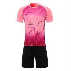 Nuevo Conjunto de Uniforme de Fútbol Personalizado con Logotipo Impreso, 100% Poliéster, de Secado Rápido, Incluye Camiseta y Pantalones Cortos, Apto para Pedidos de Equipos de Adultos - Product Image 1