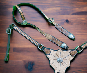 Más vendidos 100% cuero de vaca genuino de Argentina Western Rein logotipo personalizado diseño con cuentas ligero y elegante - Product Image 3