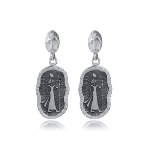 Style égyptien Cléopâtre Conception Symbole Ancien Boucles D'oreilles En Gros Turc À La Main 925 Bijoux En Argent Sterling - Product Image 5