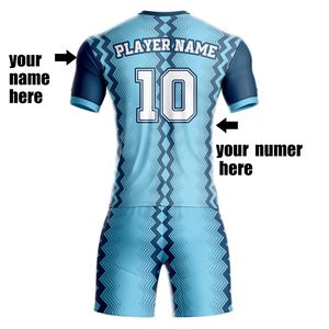 Conjunto de uniforme de fútbol de color sólido transpirable personalizado último diseño ropa juvenil hecha en Pakistán para adultos corte automatizado - Product Image 6