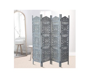 Full Size Wooden Vintage Quality Handcrafted Wooden <b>Divider</b> Wall Separator Premium Designer Middle Unit for Home Decoration - Product Image 3