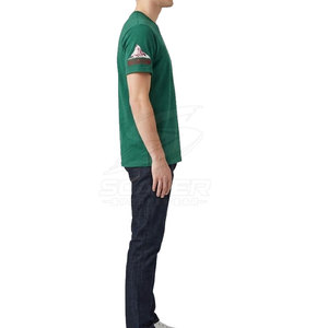 T-shirt en tricot brodé au design classique, tissu lisse, séchage rapide, respirant, parfait pour les événements décontractés, les voyages, les activités de plein air - Product Image 4
