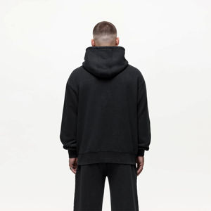 เสื้อฮู้ดผ้าฟลีซแบบสวมหัวทรงหลวมสำหรับผู้ชายพิมพ์โลโก้ได้ตามต้องการ - Product Image 5