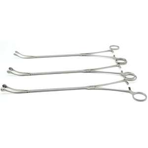 Ensemble d'instruments de chirurgie thoracoscopique pour cuves Pince à tissu électrique et porte-aiguille Acier et métal avec matériau en résine - Product Image 5