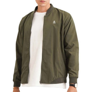 Veste bomber en toile de haute qualité pour homme, mode automne, vêtements de travail, avec logo sur le devant, mélange de coton, épaisseur standard - Product Image 1