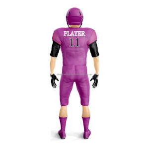 ชุดยูนิฟอร์มทีมอเมริกันฟุตบอลแบบกำหนดเองสำหรับผู้ชาย ชุดเสื้อและกางเกงแบบซับลิเมชั่น ผลิตจากโรงงานโดยตรง - Product Image 2