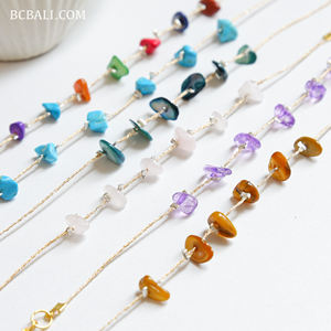 Original natural stone handmade <b>fashion</b> <b>beaded</b> charm <b>bracelets</b>, exquisitely crafted for unique style and perfect gift-giving - Product Image 1