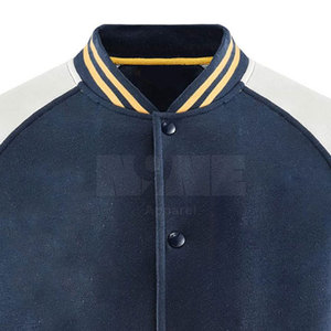 Veste d'hiver Letterman personnalisée pour hommes, nouveau design Streetwear avec couleurs chaudes et contrastées - Product Image 3