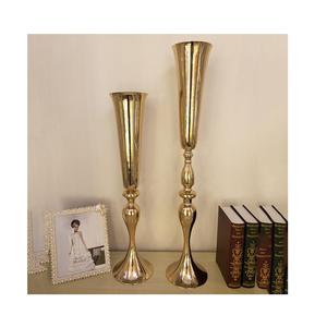 Decoración de Boda, Floreros Cuadrados de Aluminio Cromado de Estilo Americano Tradicional para Centros de Mesa del Hogar, Duraderos - Product Image 4