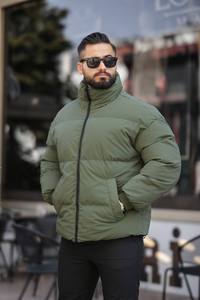 Abrigo Largo Acolchado Gris para Hombre, Impermeable, Transpirable y Cortavientos, Ropa de Abrigo Informal para Clima Frío, Venta al Por Mayor - Product Image 6