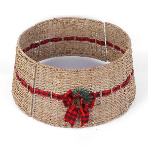 Collier de sapin de Noël en herbe de mer naturelle, design populaire, décoration de Noël, jupe de collier de sapin de Noël, fait à la main au Vietnam - Product Image 2