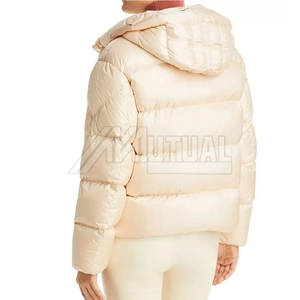 แจ็กเก็ตขนปลาปักเป้าสำหรับผู้หญิงแจ็กเก็ตแบบ2023โลโก้ตามสั่งดีไซน์ใหม่สำหรับใช้ในฤดูหนาวบริการ OEM - Product Image 2