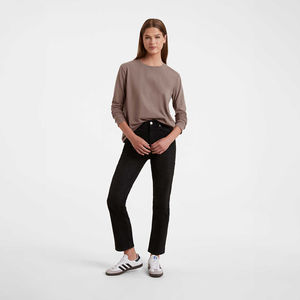 Nueva Llegada: Camisetas Casuales de Algodón de Manga Larga para Mujer, Ecológicas, Ajustadas, Estilo Vintage, Transpirables, Personalizadas - Product Image 4